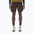 Herren-Laufshorts Salomon Shakeout C 2IN1 7" Kaffee-Bohne