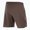 Herren-Laufshorts Salomon Shakeout C 2IN1 7" Kaffee-Bohne 6
