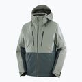 Herren-Skijacke Salomon Brilliant 2.0 Sedona Sage/Grün 9