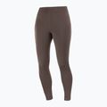 Damen-Laufleggings Salomon SHAKEout Core 28" coffee bean 3