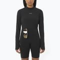 Damen-Langarmshirt zum Laufen Salomon Bliss deep black