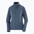 Fleecejacke für Damen Salomon Lightwarm Full Zip blue nights 5
