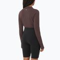 Damen-Langarmshirt zum Laufen Salomon Bliss Kaffeebohne 2
