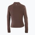 Damen-Langarmshirt zum Laufen Salomon Bliss Kaffeebohne 4