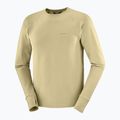 Herren Salomon Essential Lightwarm CN Sweatshirt grau grün 4