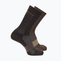 Socken Salomon Evasion Crew 2 pairs dark earth/walnut