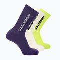 Socken Salomon Everyday Crew 3 pairs vanilla ice/acid lime/deep blue