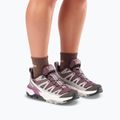 Damen-Trekkingschuhe Salomon X Ultra 360 Edge GTX huckleberry/paloma 6