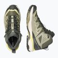Trekkingschuhe Herren Salomon X Ultra 360 Edge Mid GTX olive night/aloe 5