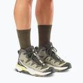 Trekkingschuhe Herren Salomon X Ultra 360 Edge Mid GTX olive night/aloe 7