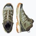 Trekkingschuhe Damen Salomon X Ultra 360 Edge Mid GTX tea/deep lichen green 4