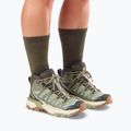 Trekkingschuhe Damen Salomon X Ultra 360 Edge Mid GTX tea/deep lichen green 6