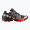 Herren-Laufschuhe Salomon Speedcross 6 GTX black/fiery red