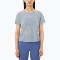 Damen-Laufshirt Salomon Shakeout Air Cropp trade winds
