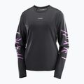 Damen-Lauf-Longsleeve Salomon Shakeout Core deep black 3