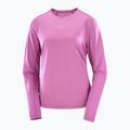 Damen-Lauf-Longsleeve Salomon Shakeout Core iris orchid 3