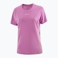 Damen-Laufshirt Salomon Sense Aero SS Tee GFX iris orchid/acid lime 4