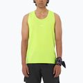 Herren-Laufshirt Salomon Sense Aero Singlet GFX acid lime