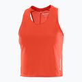 Damen-Laufshirt Salomon Sense Aero Short Tank fiery red 4