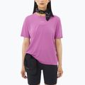 Damen-Laufshirt Salomon Shakeout Core iris orchid