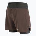 Herren Laufshorts Salomon Sense Aero 2IN1 5 "coffee bean" 9