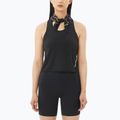 Damen-Laufshirt Salomon Sense Aero Short Tank deep black