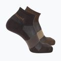 Socken Salomon Evasion Ankle 2 pairs dark earth/walnut