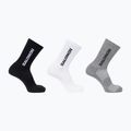 Socken Salomon Everyday Lite Crew 3 pack black/white/frost gray