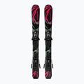 Kinder-Alpinski mit Bindung Salomon QST Jr Black XS + C5 GW black/neon punch 2
