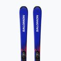 Kinder-Alpinski mit Bindung Salomon Equipe Jr M + C5 GW race blue/equipe red 5