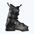 Herren-Skischuhe Salomon S/PRO Supra S Boa 100 black/beluga met/dark grey met