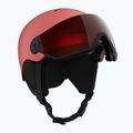 Kinder-Skihelm Salomon Orka Visor Jr S2 sun kissed coral 2
