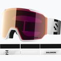 Skibrille Salomon S/View 3 S2 white/ml lruby 2