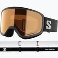 Kinder-Skibrille Salomon Rio S2 black/flash tonic orange 2