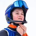 Kinder-Skihelm Salomon Equipe Fis + Chinguard Jr black/flames 6