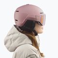 Skihelm Salomon Osmo Dawn Pink/Flash Tonic/Orange 7