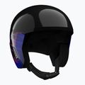 Kinder-Skihelm Salomon Equipe Fis Jr black/flames