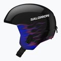 Kinder-Skihelm Salomon Equipe Fis Jr black/flames 4