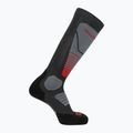 Skisocken Salomon S/Pro Anthracite/Medium Grey/Fiery Red