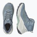 Damen-Wanderschuhe Salomon Genesis Mid GTX grisaille/green milieu 3
