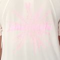 Damen-Laufshirt Salomon Shakeout Core GFX SS Tee whisper white/pink frosting 4