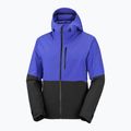 Herren-Skijacke Salomon Highland clematis blue/deep black 7
