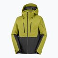 Herren-Skijacke Salomon Brilliant 2.0 cardamon seed/deep black 7