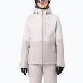 Damen-Skijacke Salomon Highland white sand/silver cloud