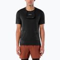 Herren-Laufshirt Salomon Sense Aero GFX Tee SS deep black/black beauty