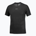 Herren-Laufshirt Salomon Sense Aero GFX Tee SS deep black/black beauty 4