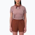 Damen-Laufshirt Salomon Sense Aero GFX Tee SS antler/chocolate fondant