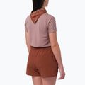 Damen-Laufshirt Salomon Sense Aero GFX Tee SS antler/chocolate fondant 2