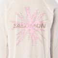 Lauf-Langarmshirt für Herren Salomon Shakeout Core Tee GFX LS whisper white/pink frosting 3