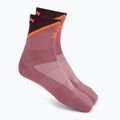 Socken Salomon Pulse Ankle dusky orchid/huckleberry/dragon fire